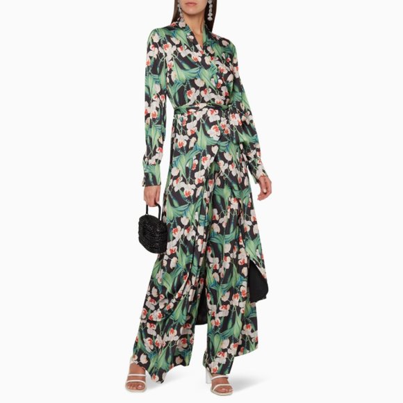 PATBO Floral Hi-Low Wrap Blouse - Picture 2 of 8